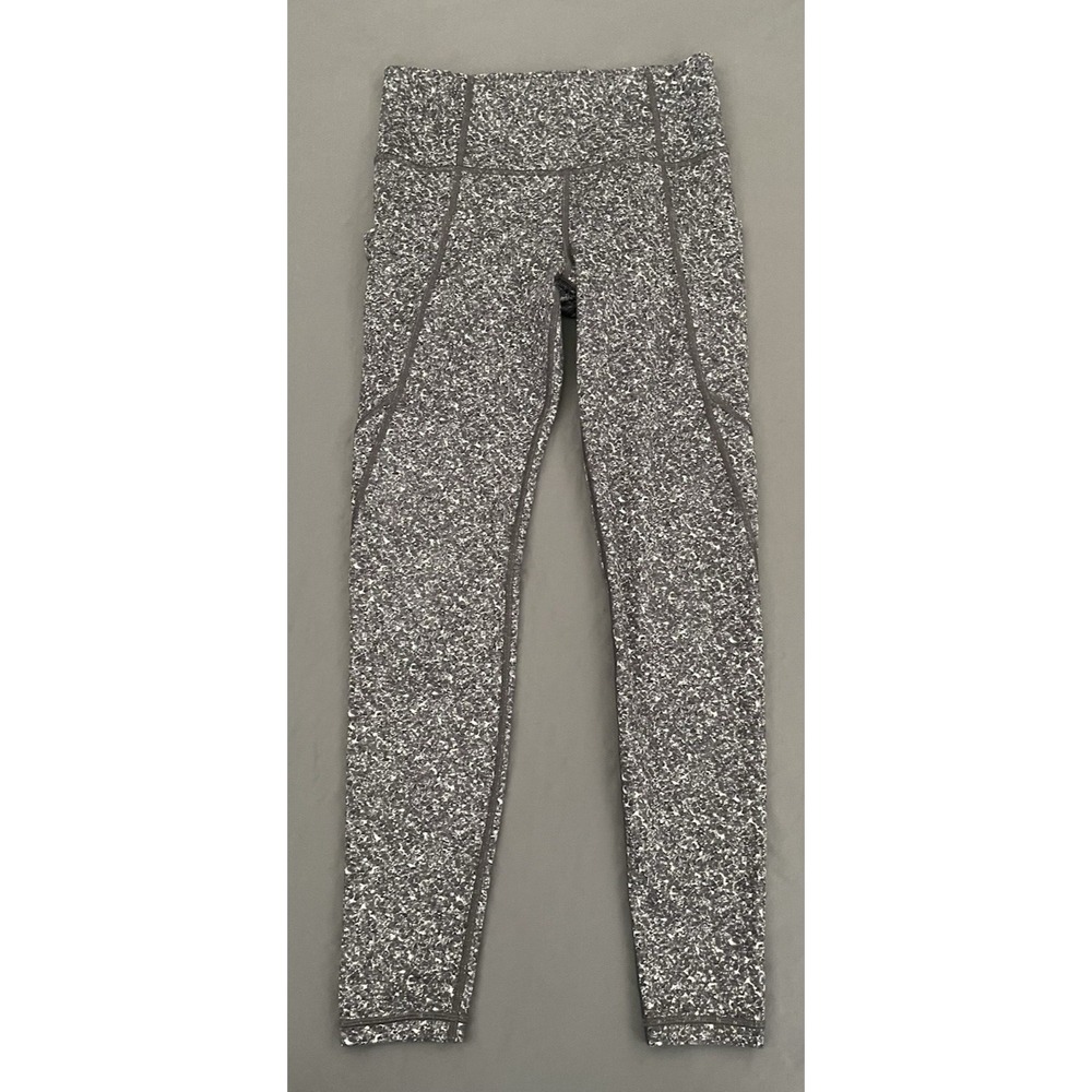 Athleta Leggings Womens Size Small Gray Salutation Pebble Beach Tight